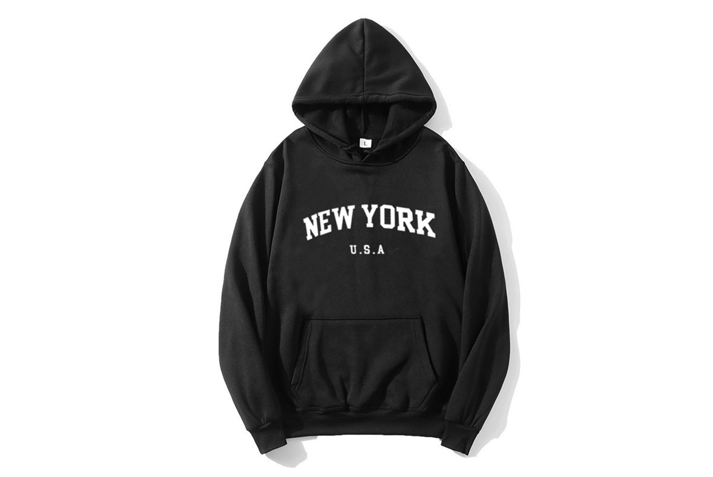 NEW YORK USA Letter Print Hoodie