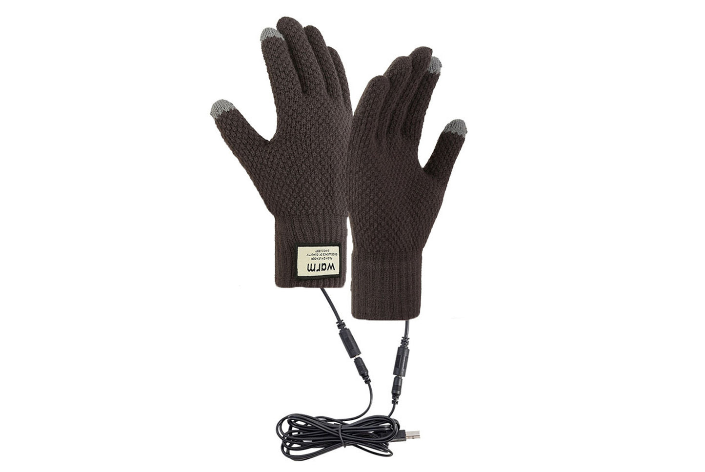 USB Rechargeable Heated Touchscreen Gloves