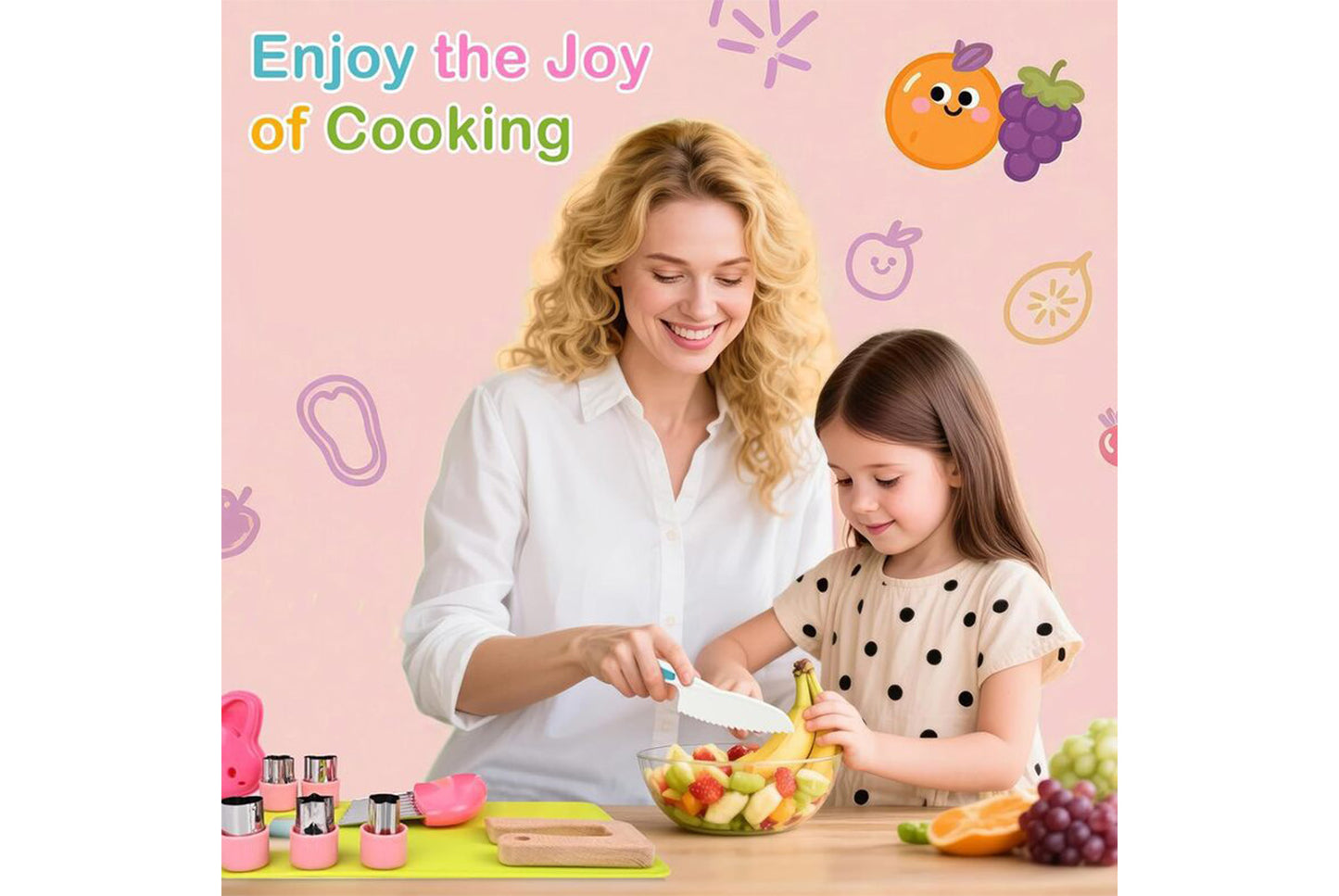 29-Piece Children's Fruit Knife Set