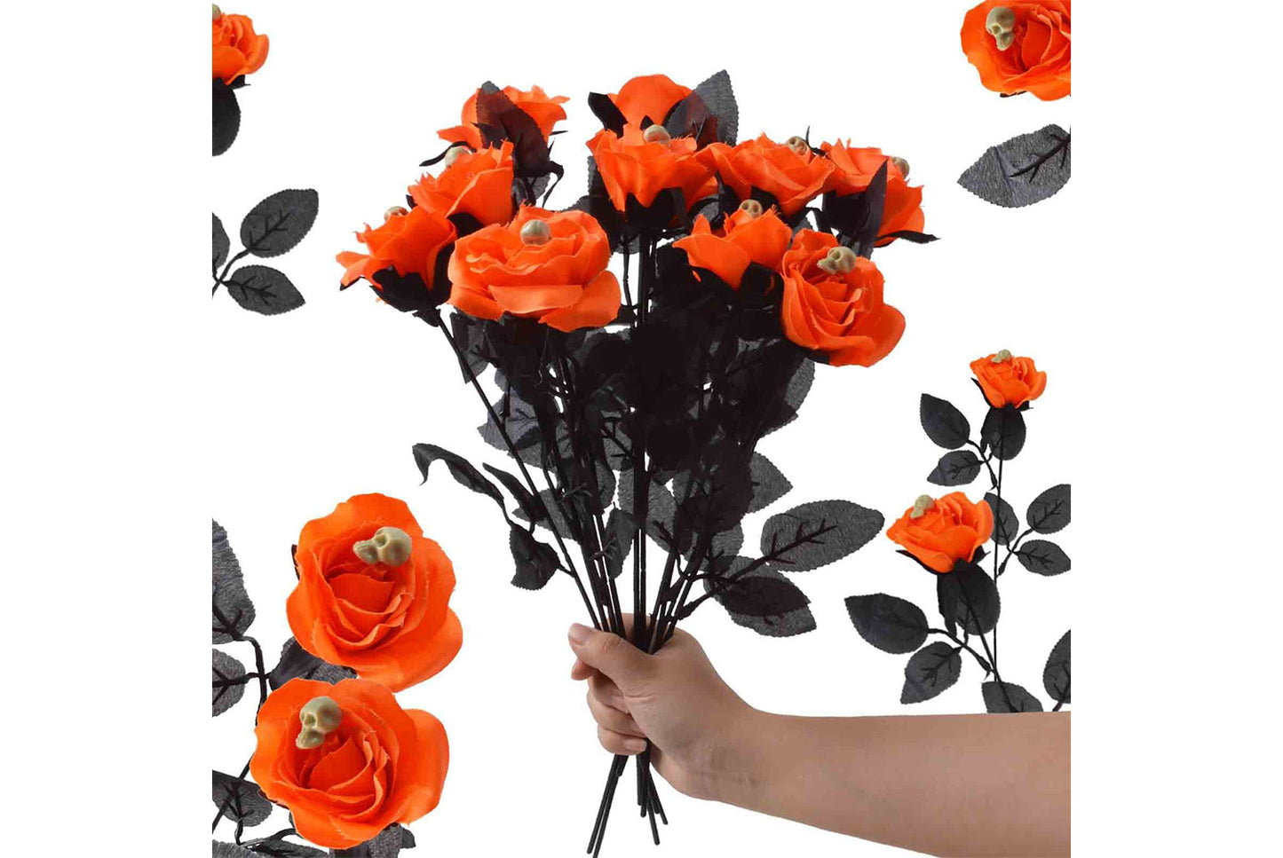 **Halloween Gothic Simulated Roses