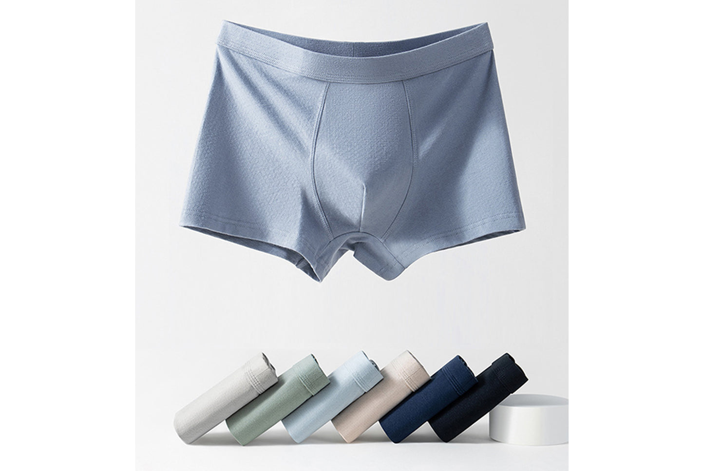 Men's Class A Pure Cotton Boxer Briefs - Mesh Breathable Summer Thin Plus Size