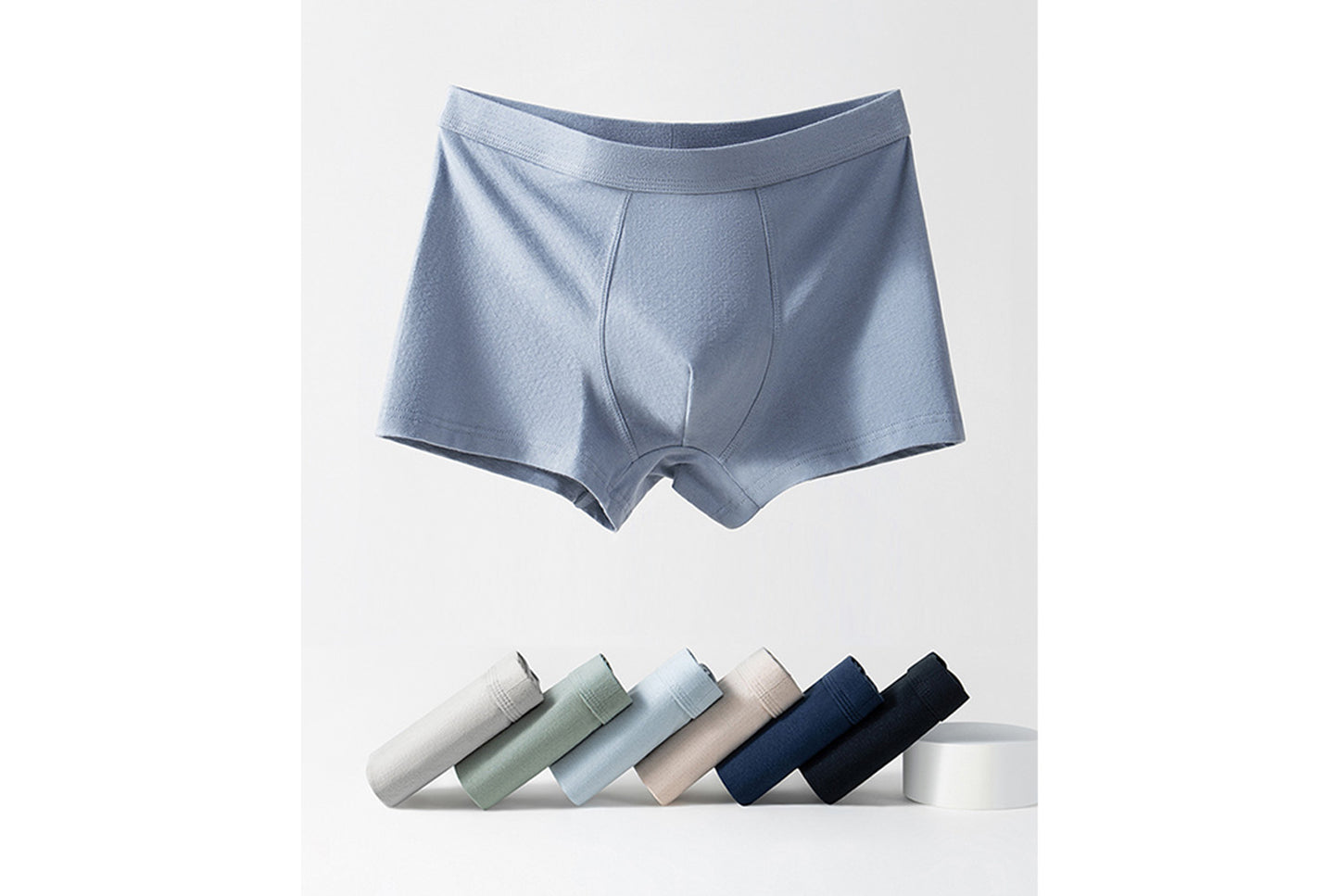 New Men's Class A Pure Cotton Mesh Boxer Briefs
