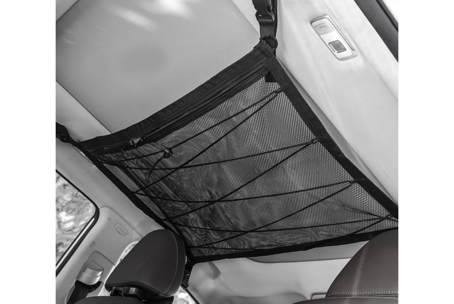 **Car Roof Storage Net (Double Zipper Storage Net)**