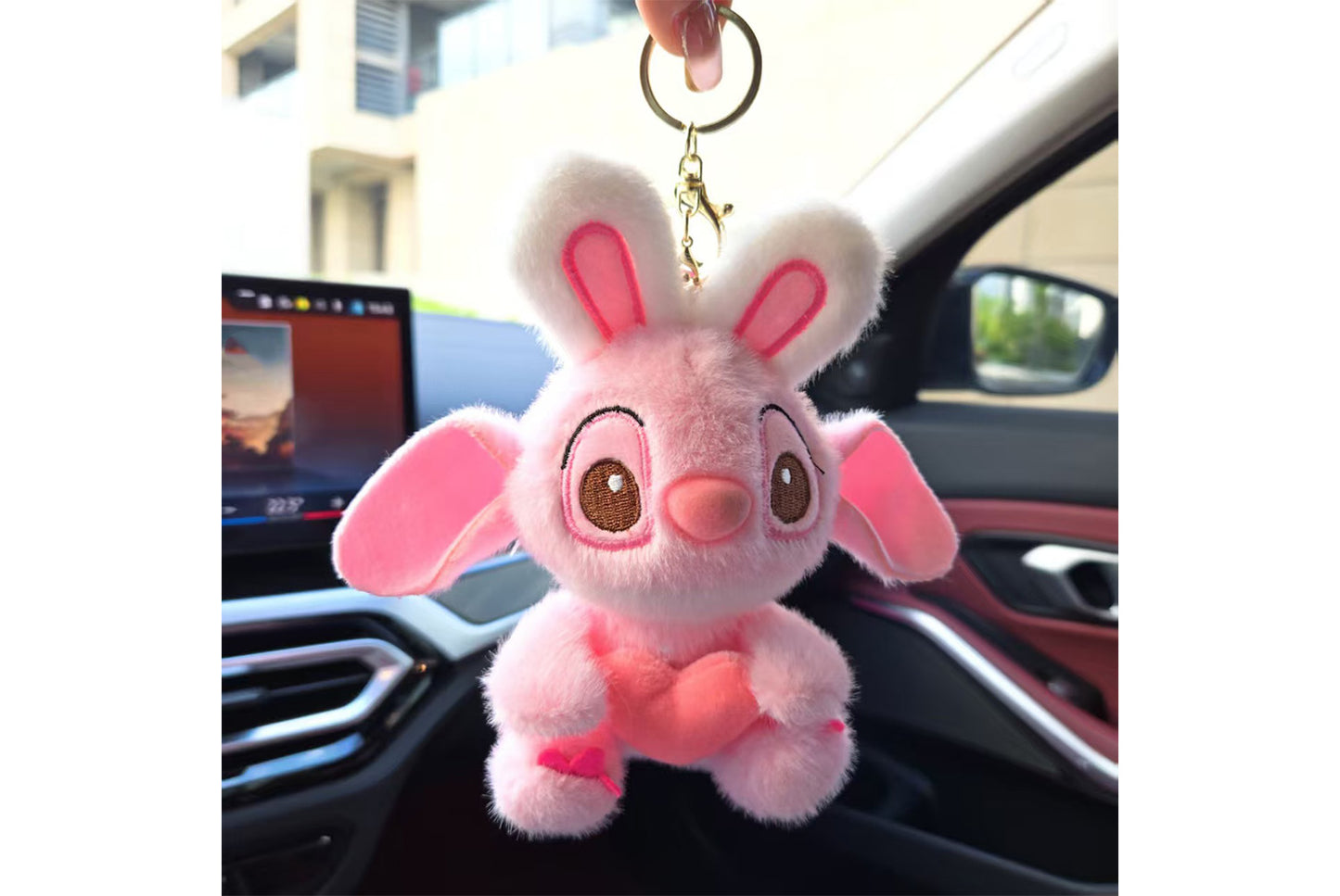 **Stitch Plush Keychain | Cartoon Charm | Cute Bag Accessory**