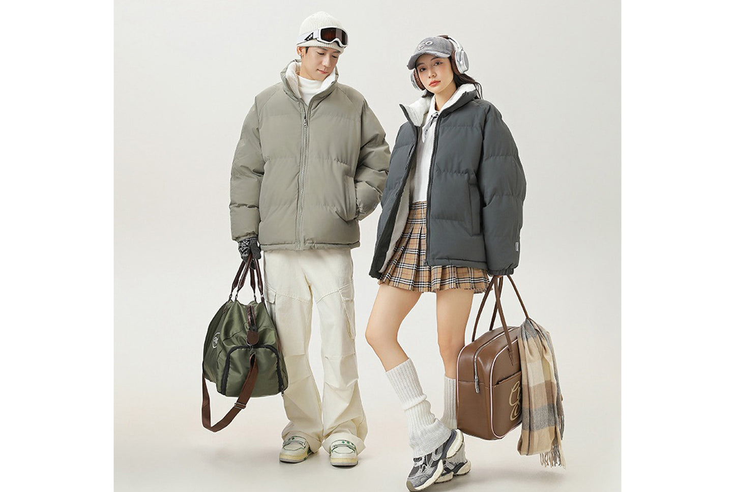 **Men's Winter Hooded Cotton Jacket (8 Colors Available)**