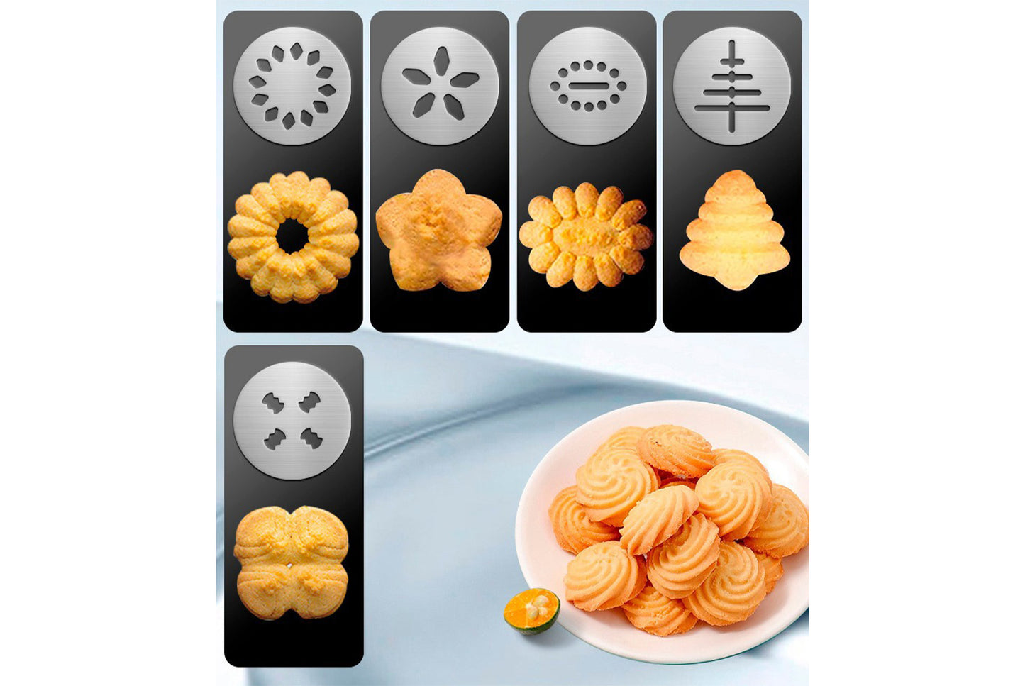 Stainless Steel Cookie Gun