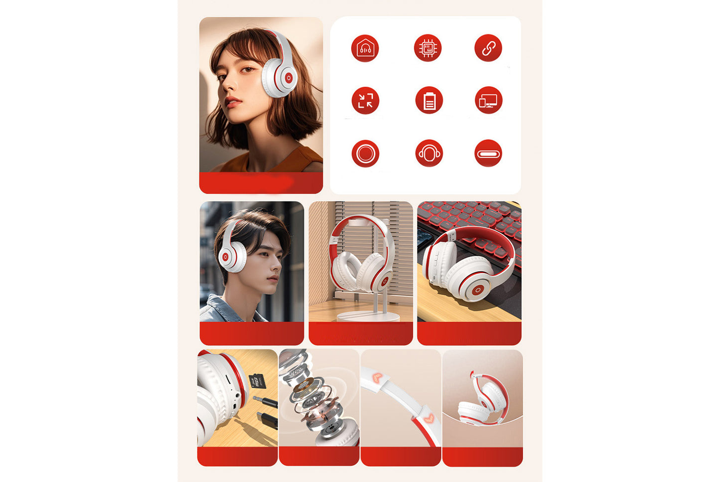 Wireless Bluetooth Headphones