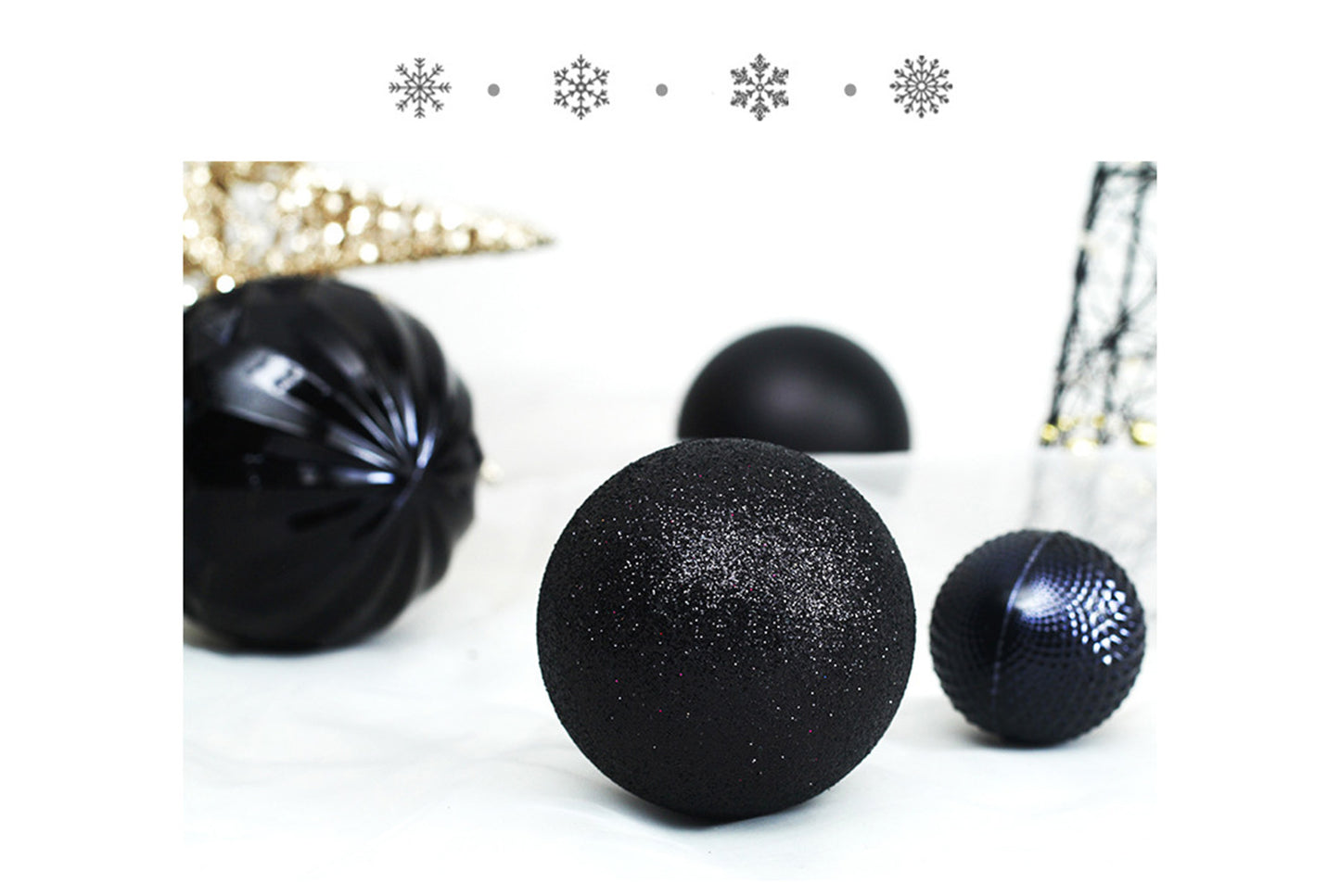 45-Piece Treetop Star Christmas Ball Set