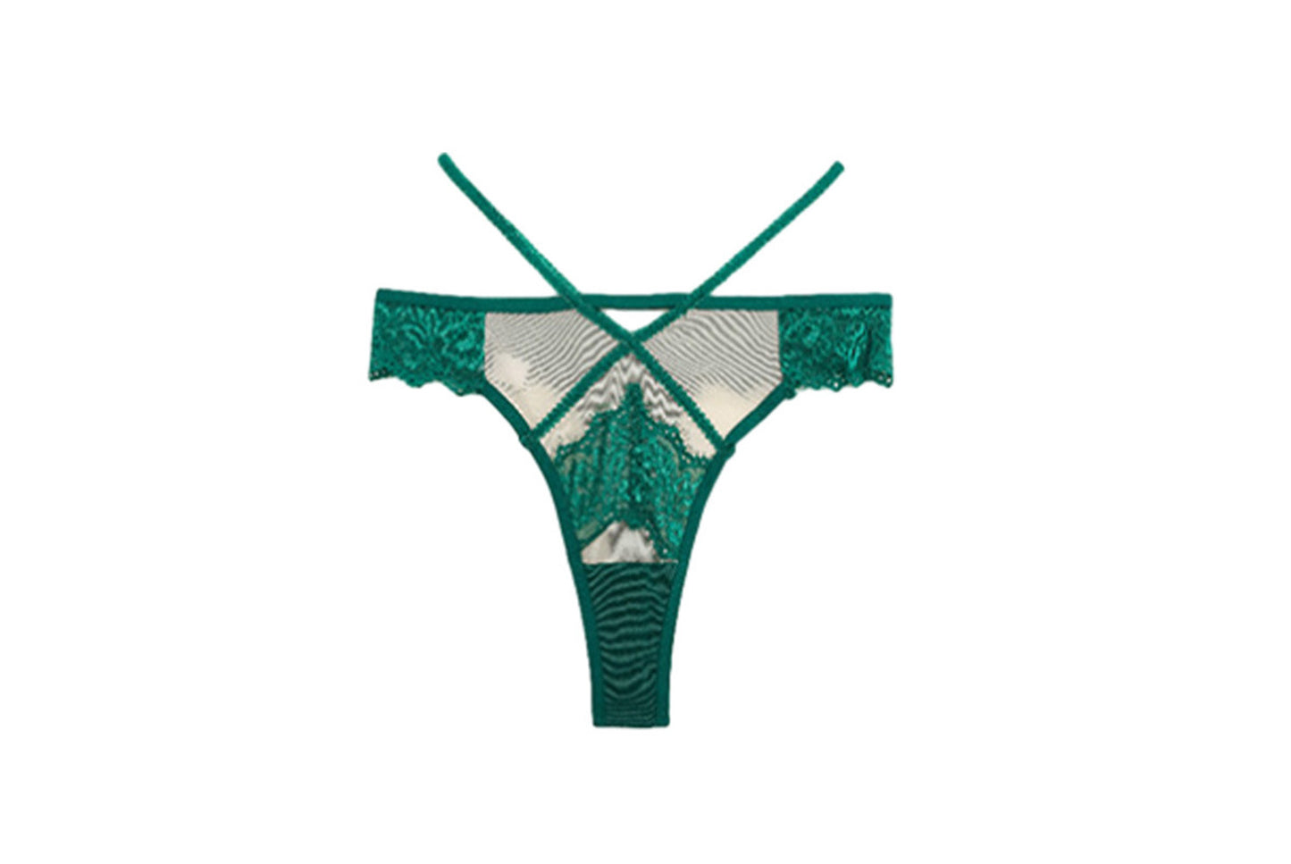 Lace Cross Strap Briefs for Women