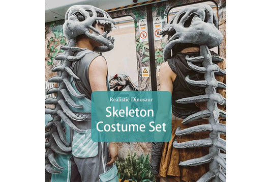 Realistic Dinosaur Skeleton Costume Set | Halloween Cosplay Props