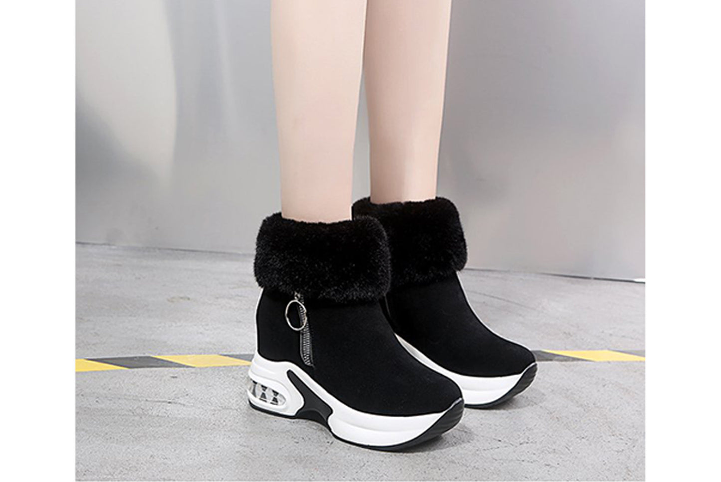 Fleece Lining for Warmth and Height Increase