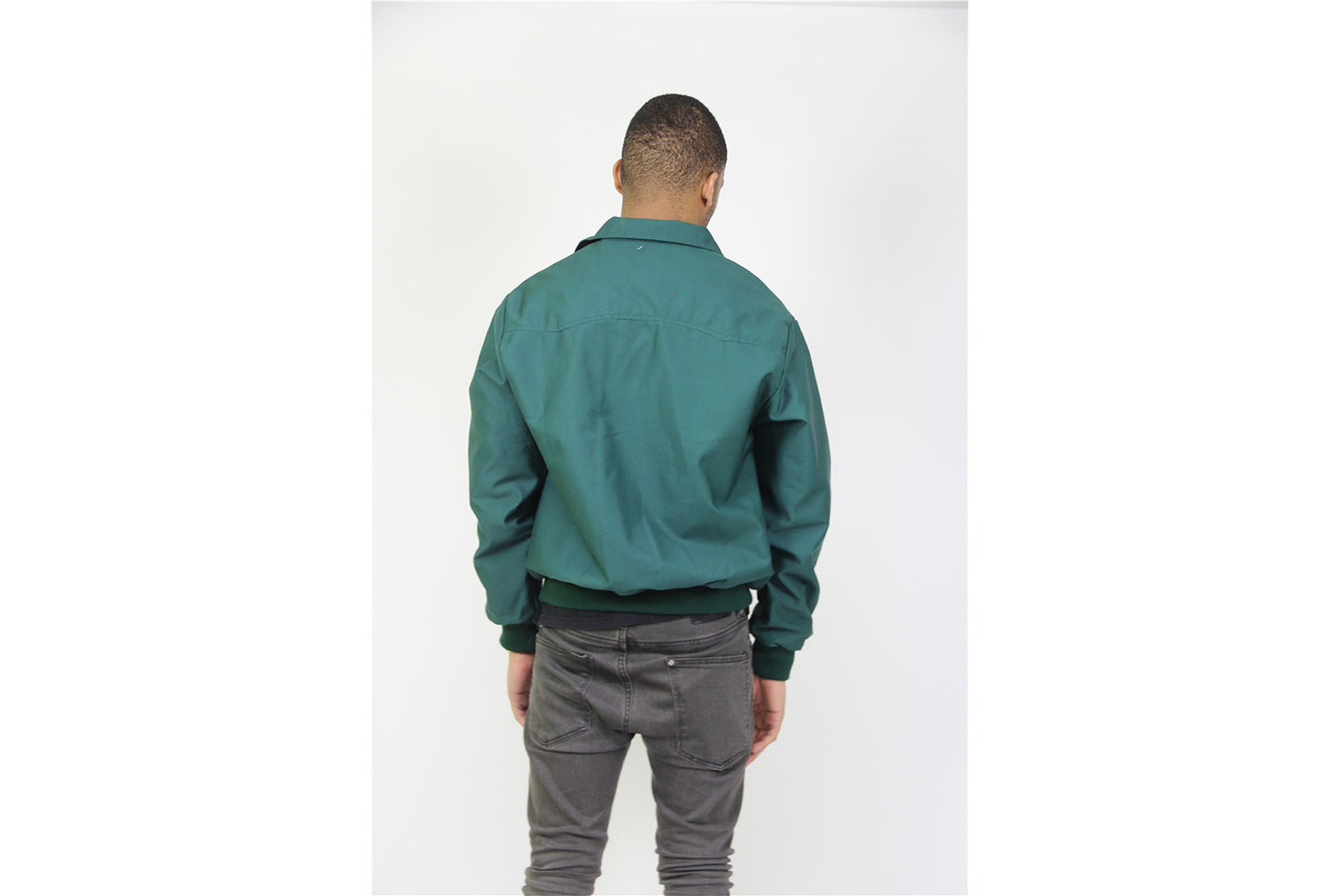 Stand-Collar Harrington Jacket