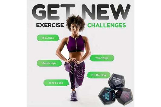 12-Sided Rounded Corner Number Dice for Fitness Games