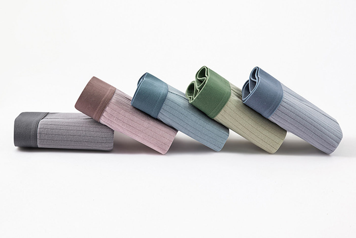 **Men's 7A Antibacterial Pure Cotton Boxer Briefs - Mid-Rise Breathable Large Size**