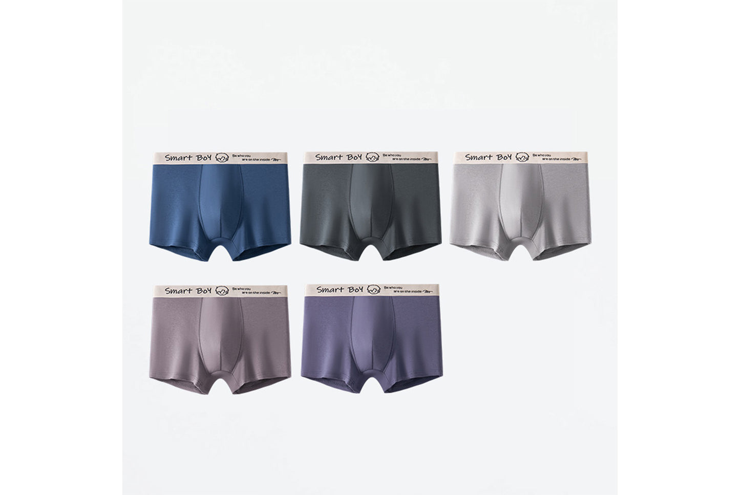 Men's Modal Cotton Mid-Rise Boxer Briefs
