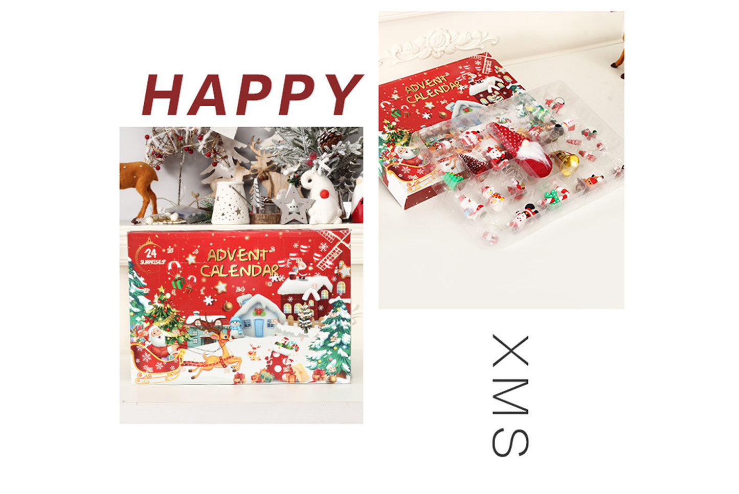 Creative Countdown Christmas Blind Box Pendant