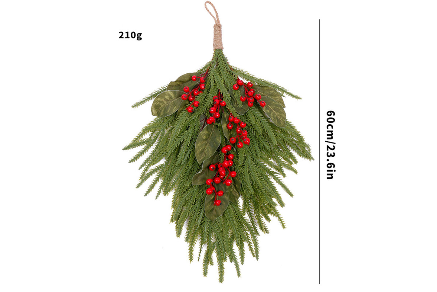 PE Upside-Down Christmas Tree Decoration