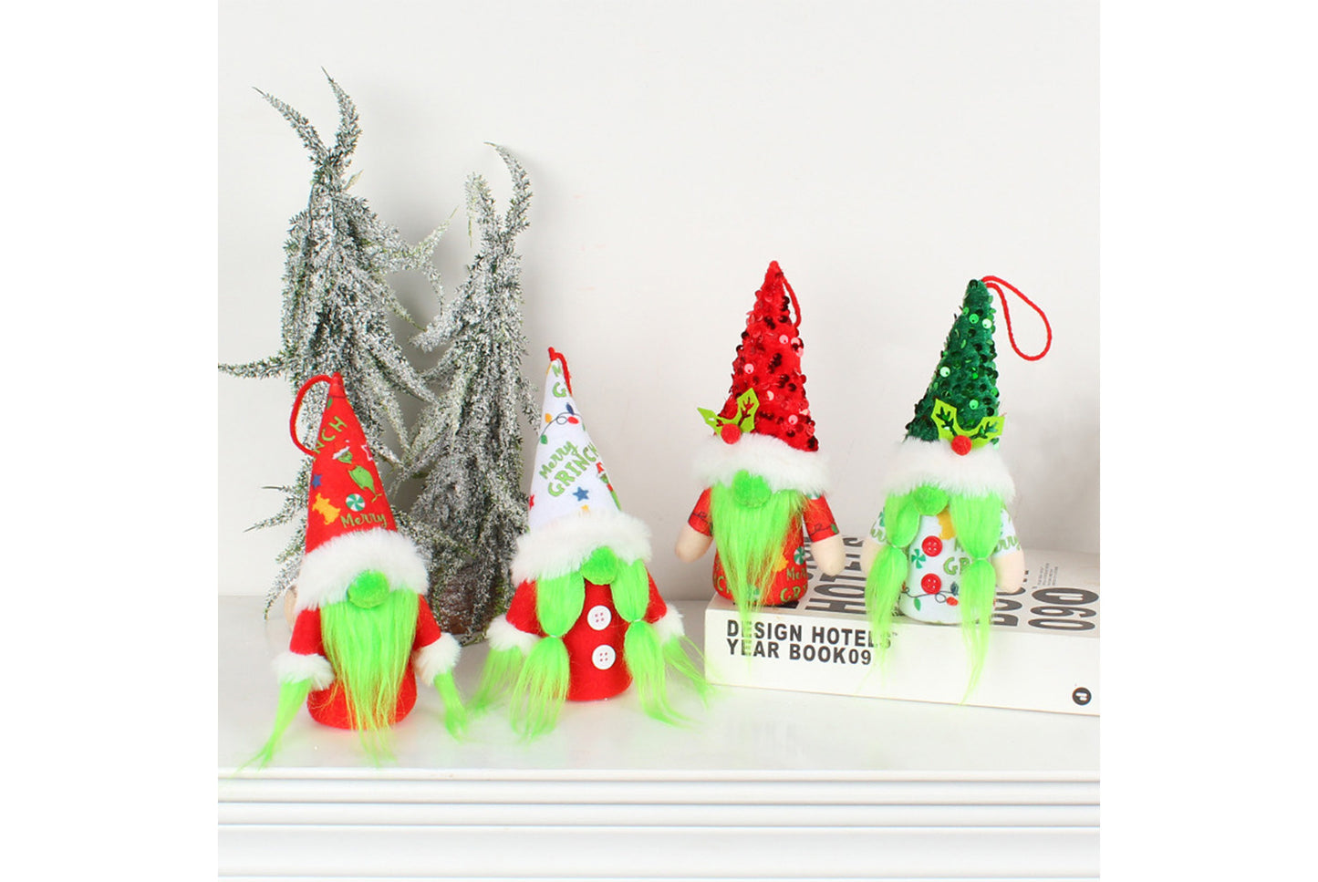 Green Bearded Old Man Faceless Doll Charm