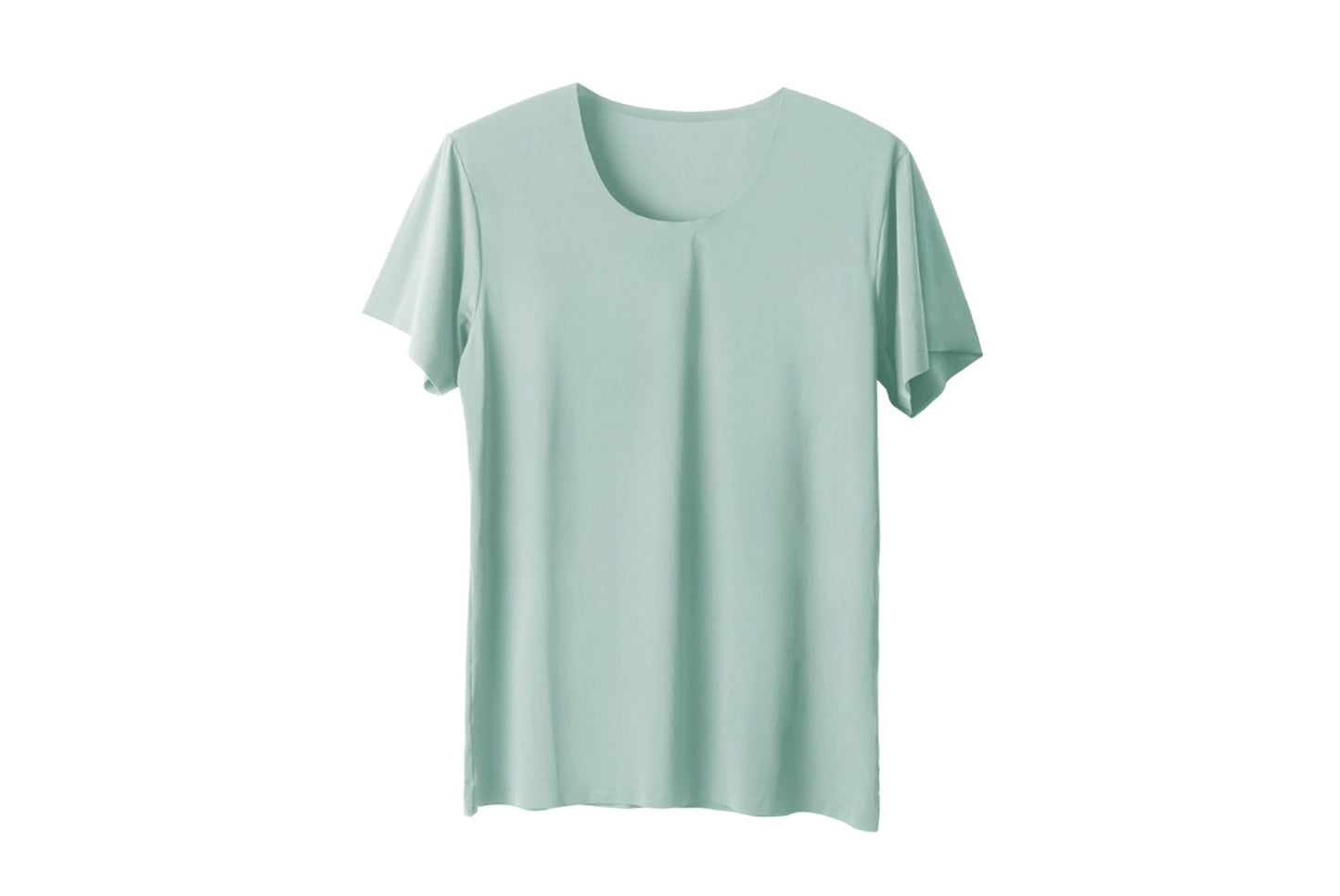 **Ice Silk Seamless Men's Short-Sleeved T-Shirt**