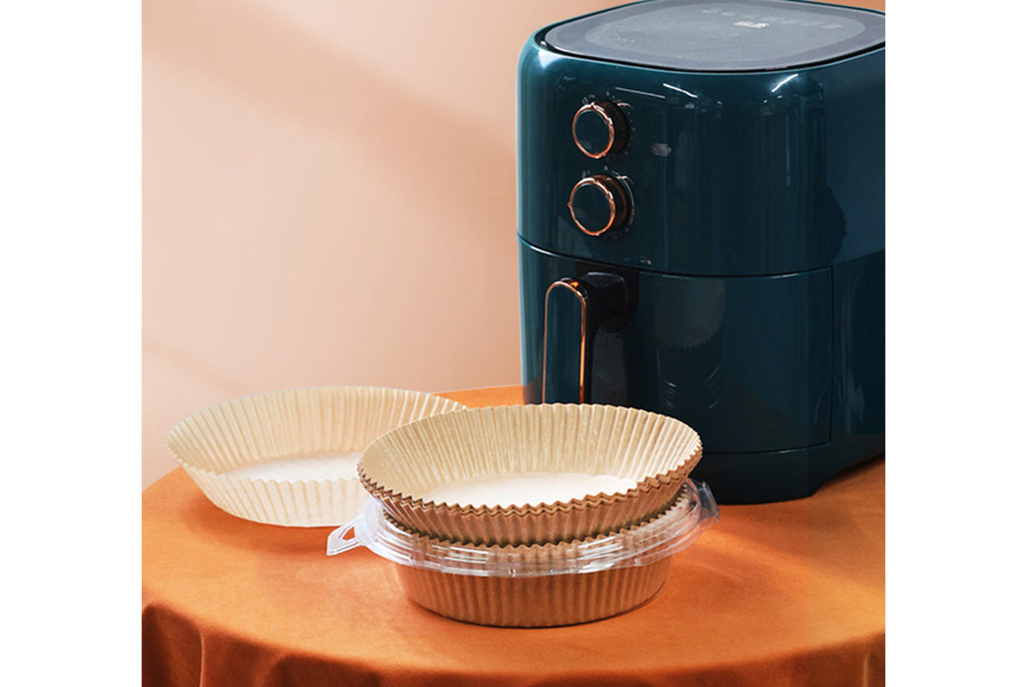 Silicone oil paper plate for air fryer