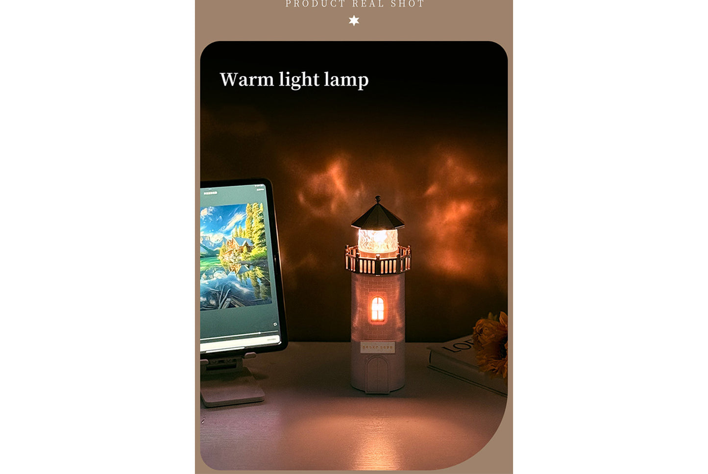 **Lighthouse Ambiance Night Light Bluetooth Model**