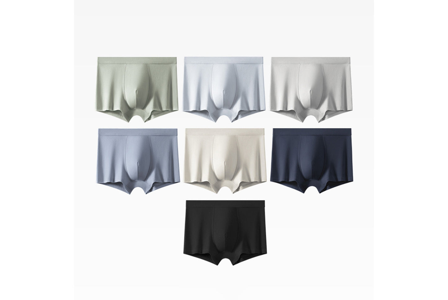 New Men's Class A Pure Cotton Mesh Boxer Briefs