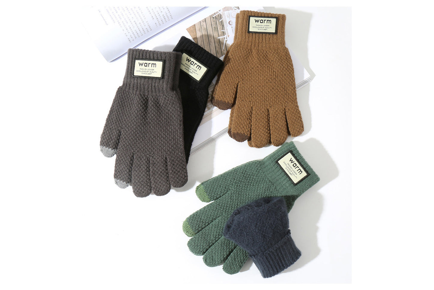 USB Rechargeable Heated Touchscreen Gloves