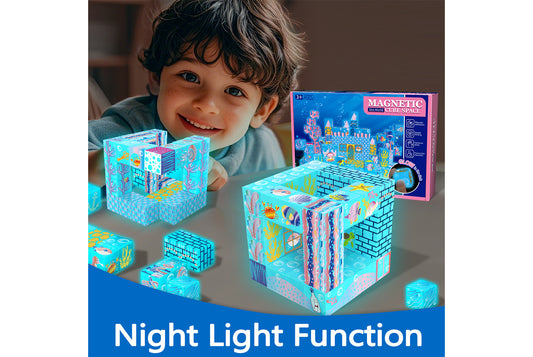 Glow-in-the-Dark Magnetic Blocks