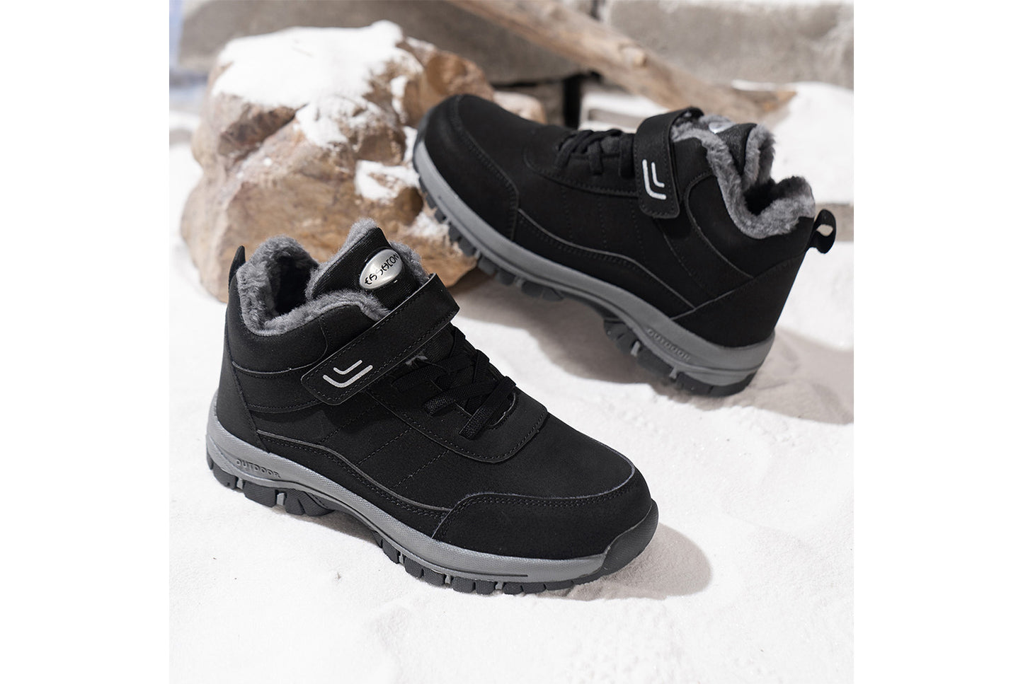 Women's Winter Thickened Anti-Slip Ski Boots
