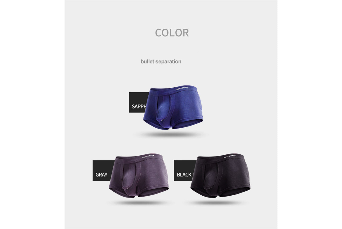 **Youth U-convex Breathable Men's Boxer Briefs**