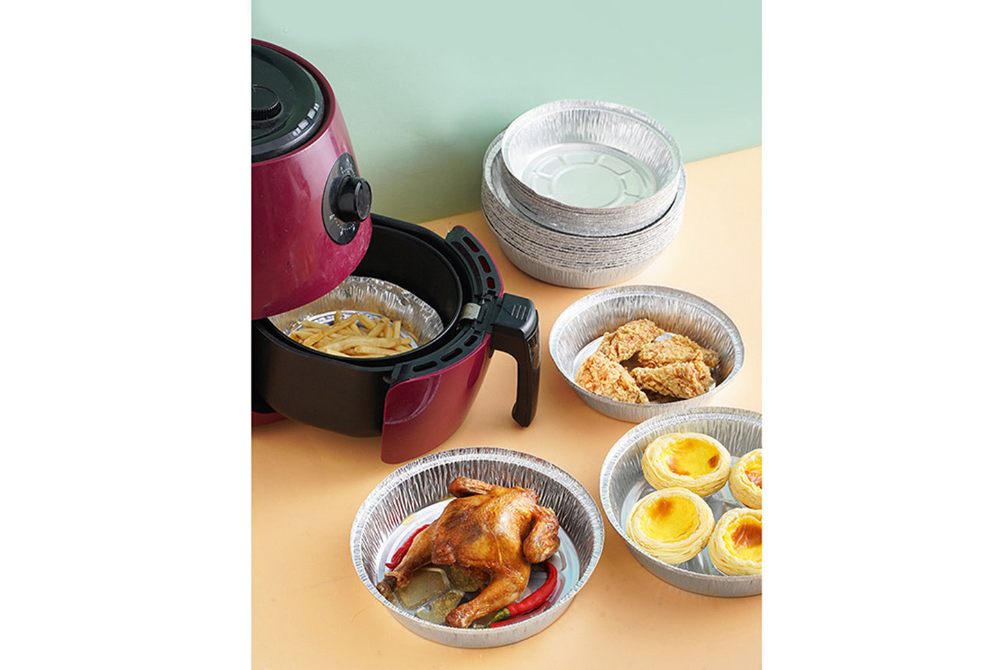 Thickened oven tin foil tray