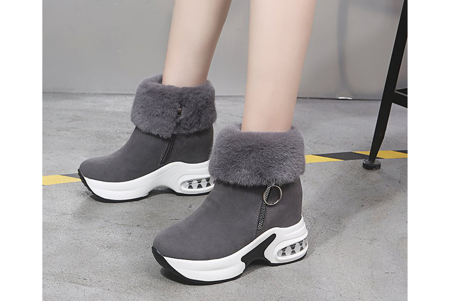 Fleece Lining for Warmth and Height Increase