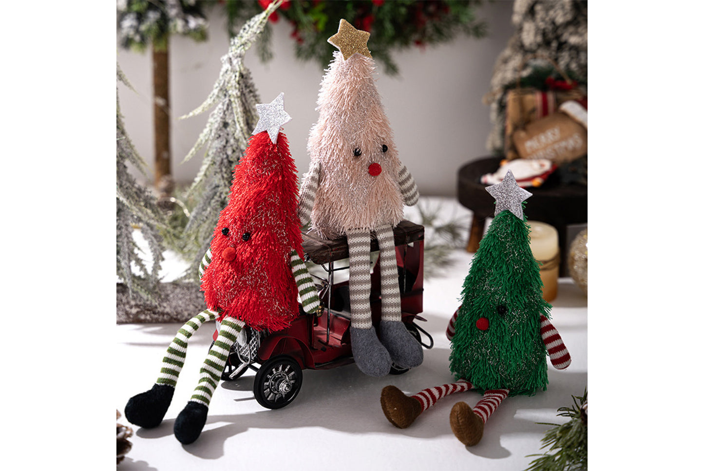 **Cute Plush Christmas Tree Doll**
