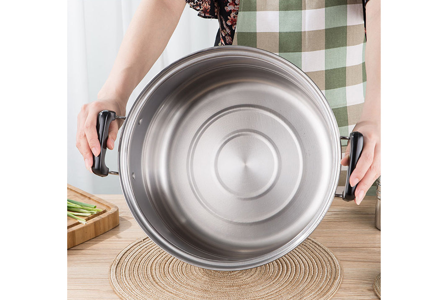 **Multi-Layer Stainless Steel Steamer (Double/Triple Layer Available)**