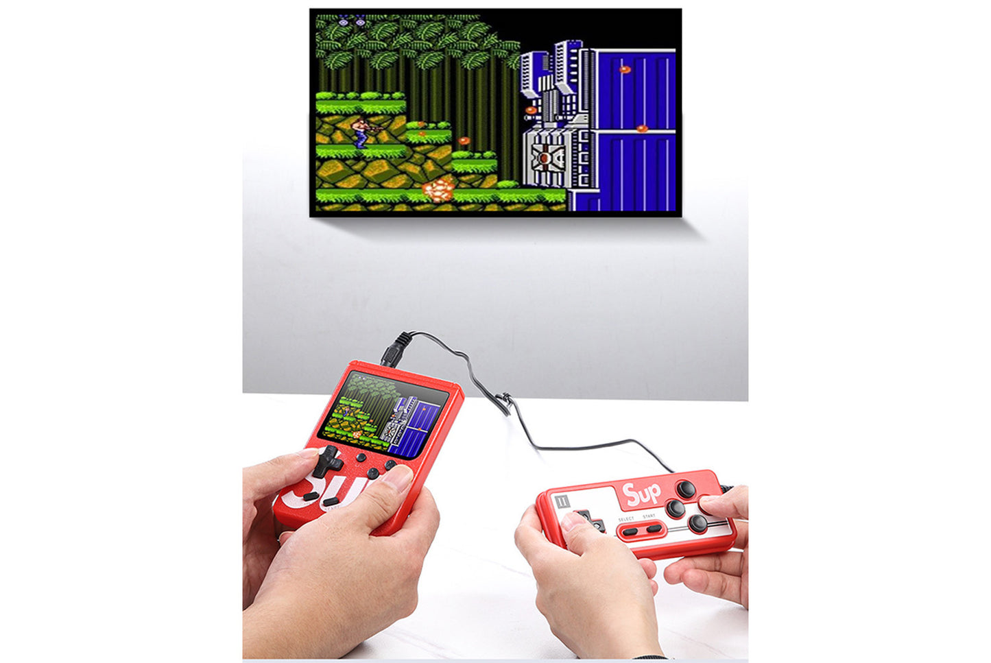**SVP Mini Handheld Game Console | 400-in-1 Retro TV Game Console**