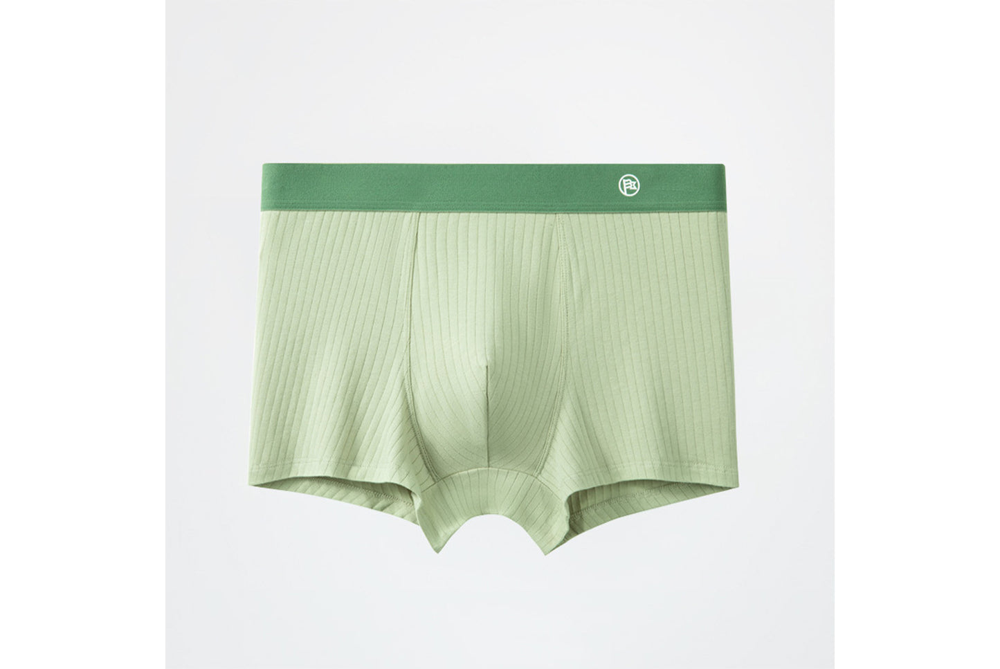 **Men's 7A Antibacterial Pure Cotton Boxer Briefs - Mid-Rise Breathable Large Size**