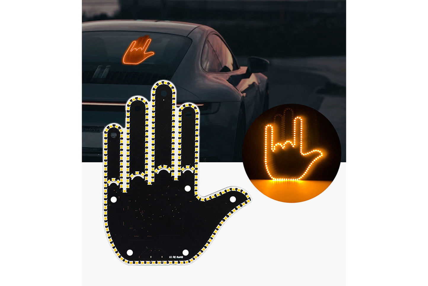 Car LED Gesture Interactive Light