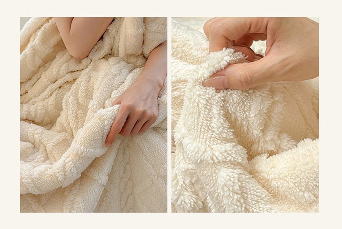 Thickened Winter Sofa Blanket, Nap Blanket