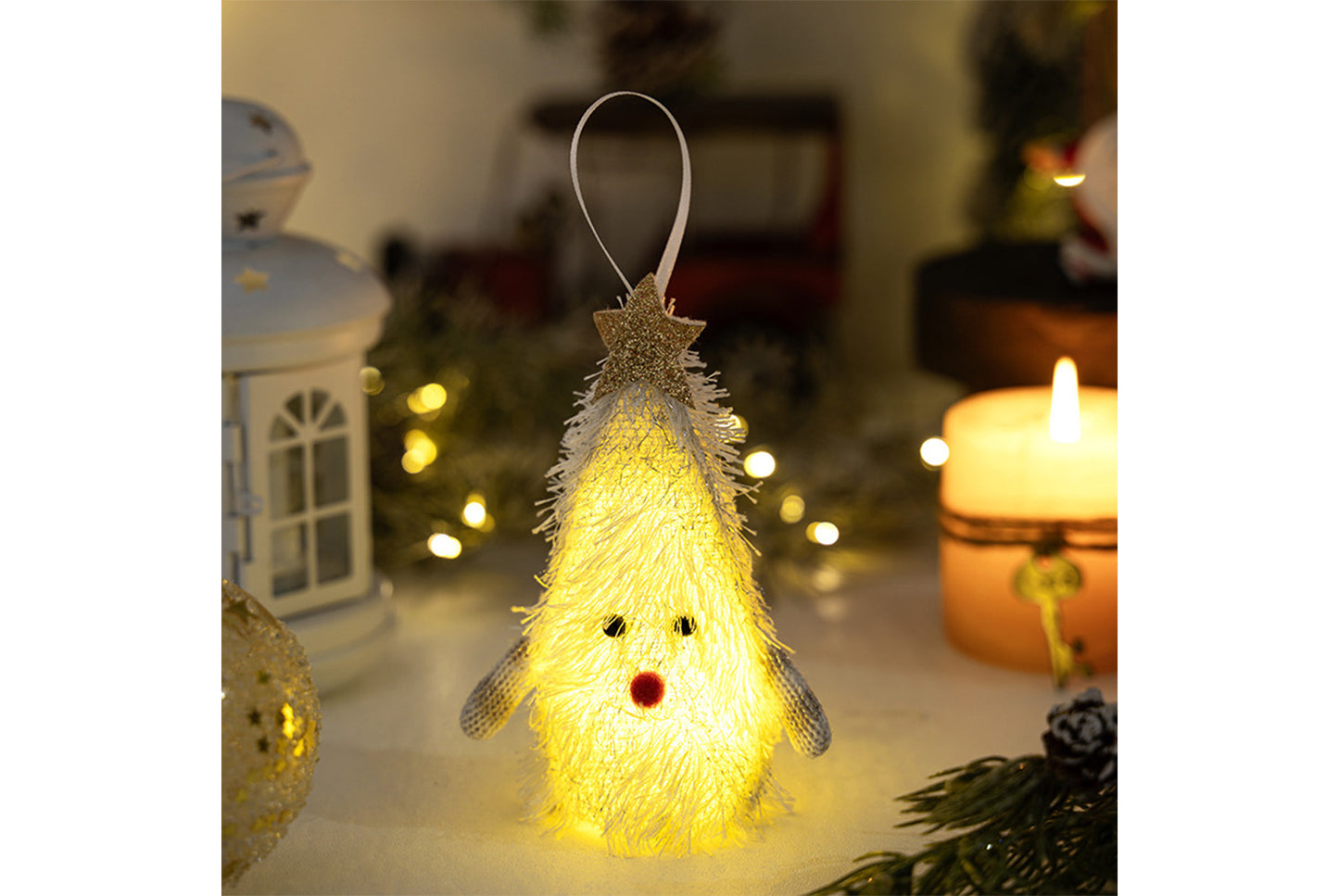 **Creative Light-Up Christmas Tree Pendant**
