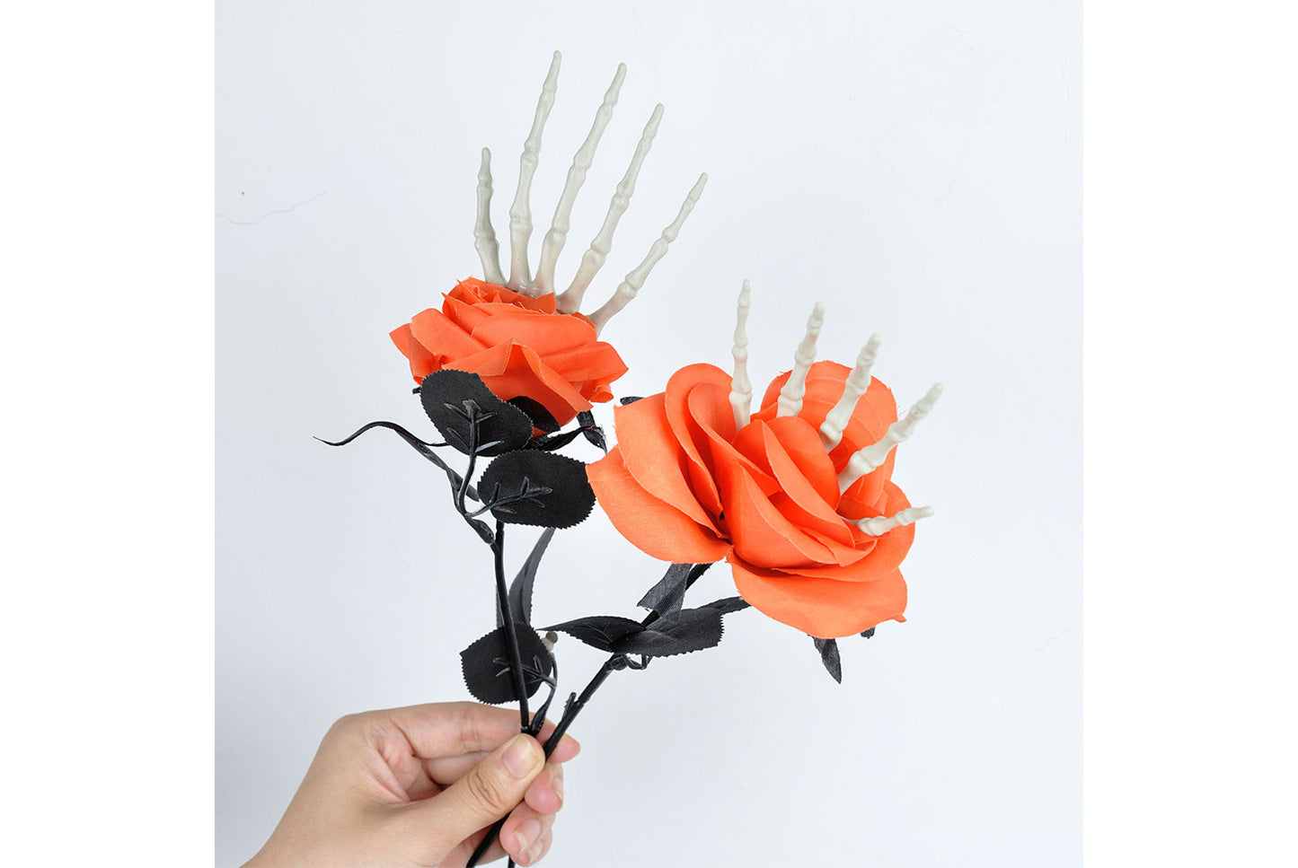 Halloween Skeleton Hand Rose Cuttings (Pack of 4)