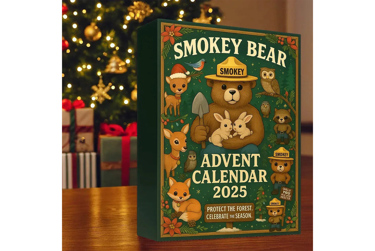 Smokey Bear Christmas Advent Calendar