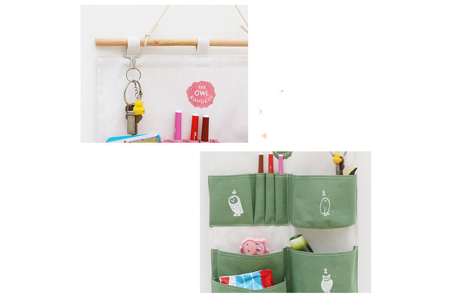 Cloth wall storage bag