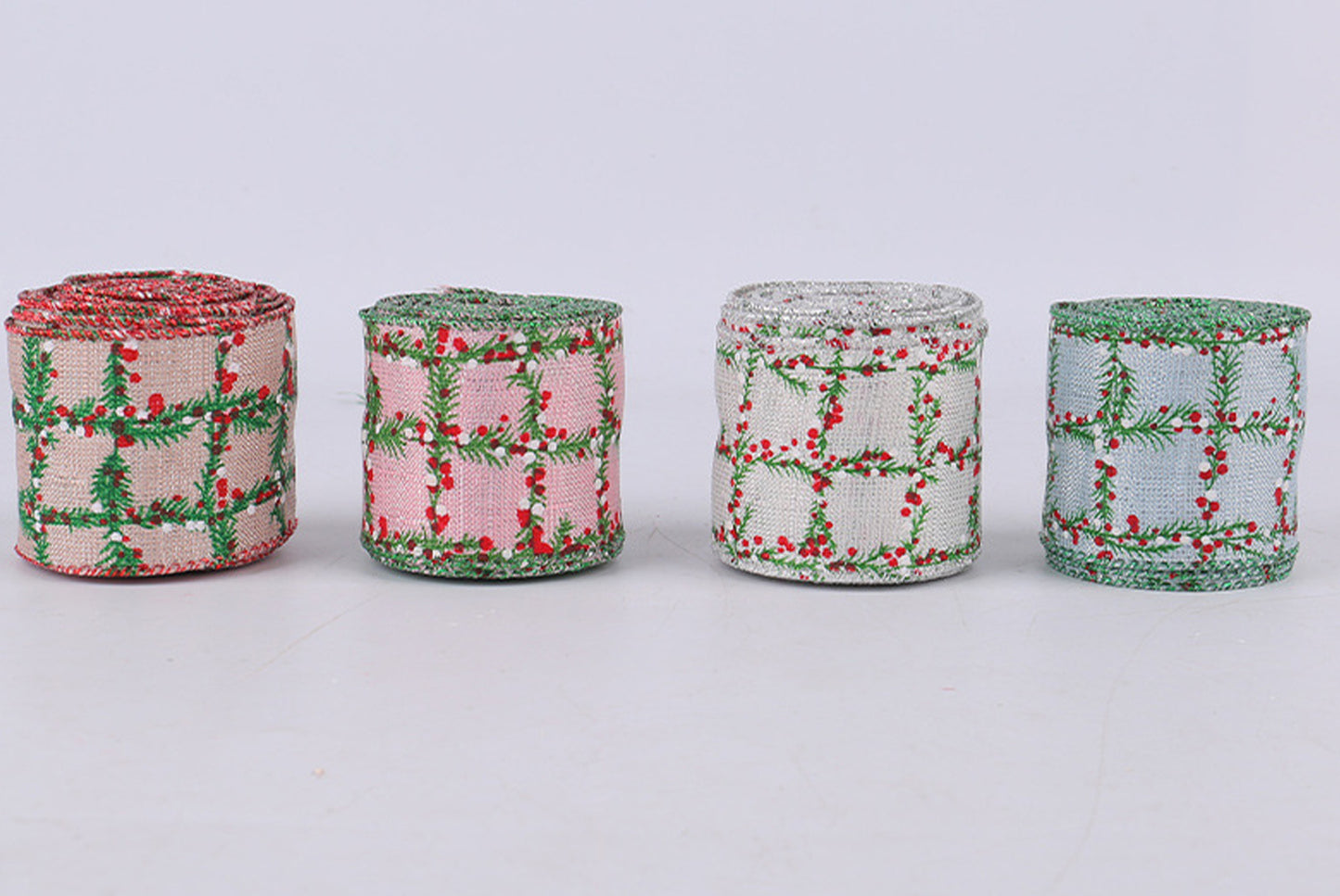 Christmas Plaid Ribbon Roll - Gift Wrapping Decorative Ribbon