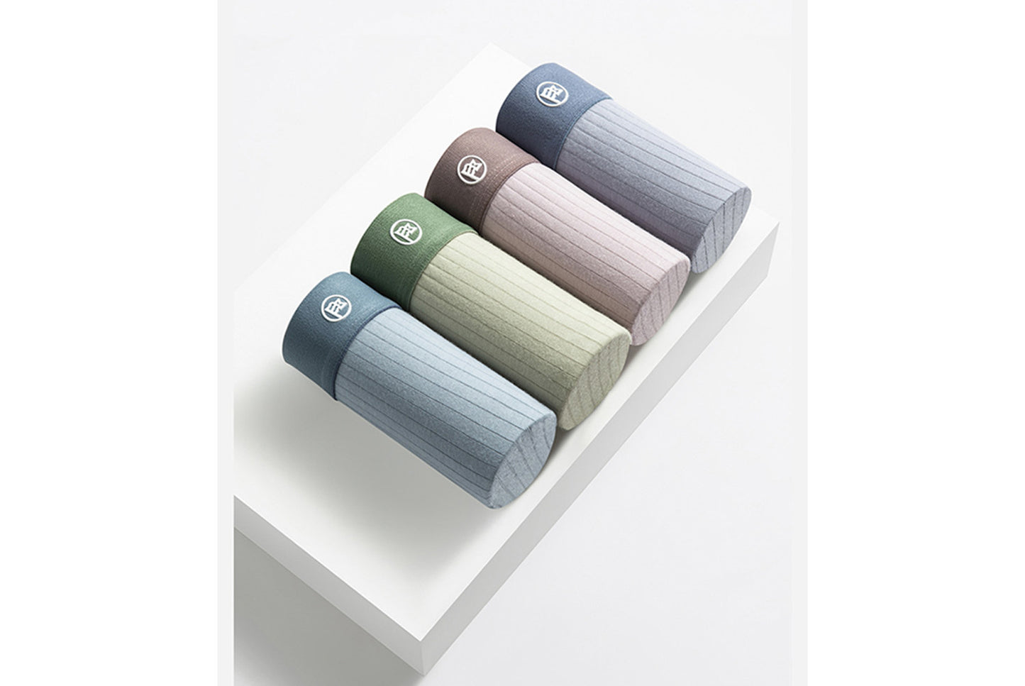 **Men's 7A Antibacterial Pure Cotton Boxer Briefs - Mid-Rise Breathable Large Size**