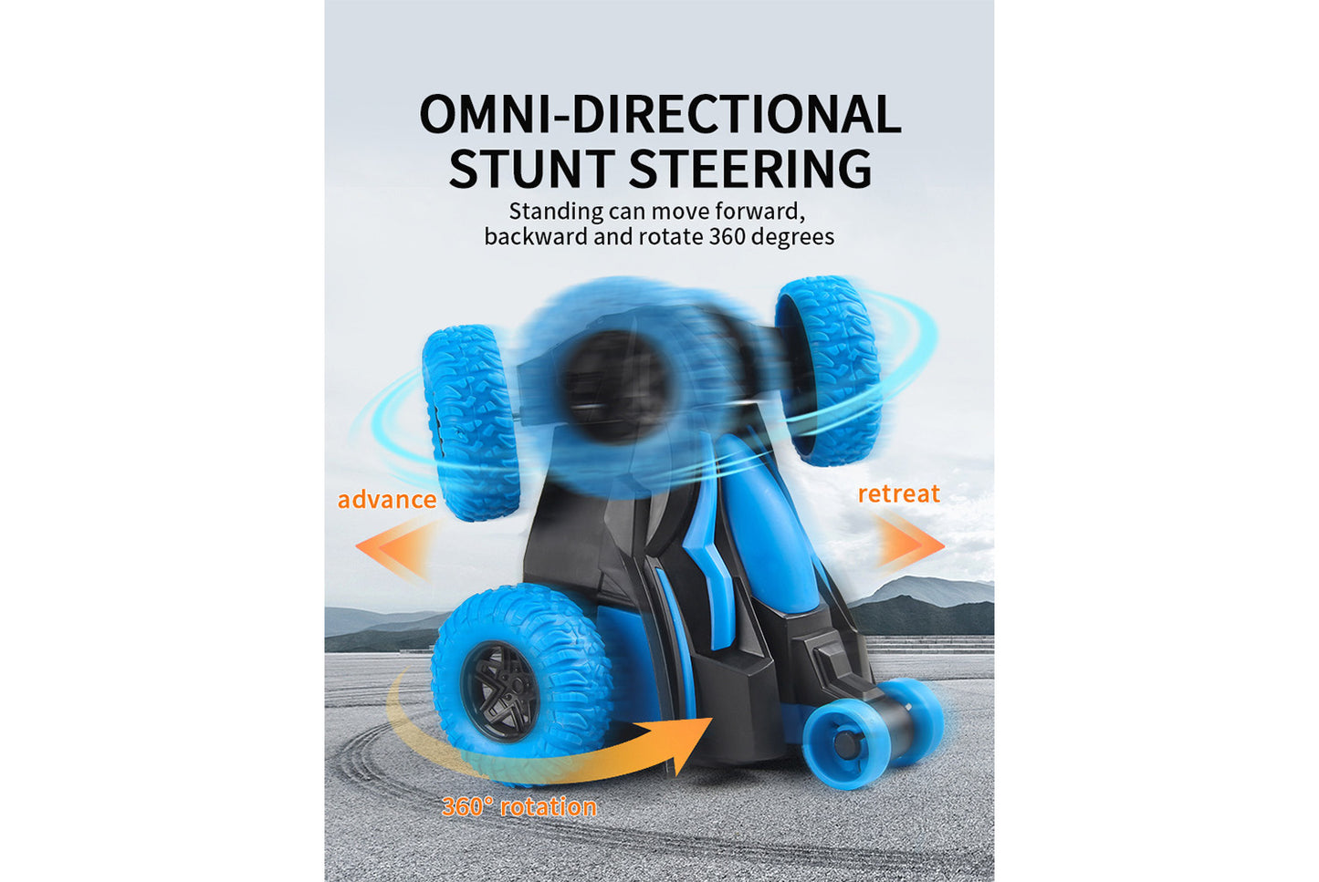 Wireless Remote Control Stunt Off-Road Vehicle