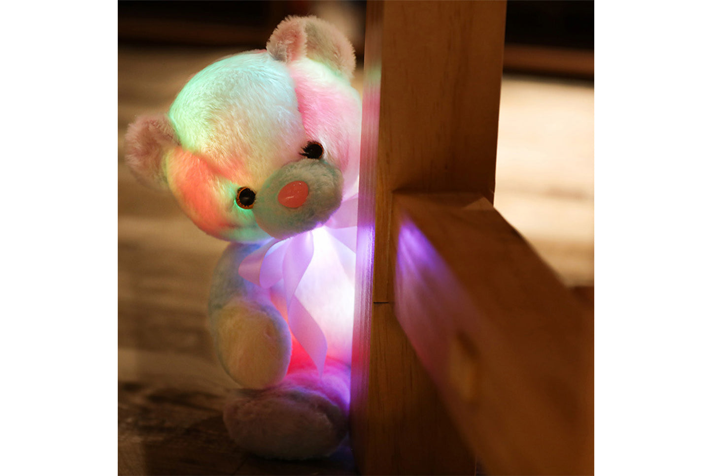 Colorful Glowing Teddy Bear Plush Toy