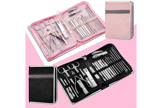 26-Piece Zippered Nail Clipper Set