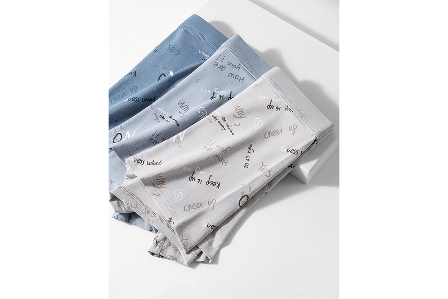 Men's Class A Pure Cotton Summer Sports Boxer Briefs