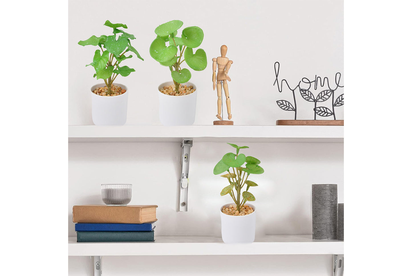 Halloween Simulated Plant Pots | Skull/White Pot/Succulent Series