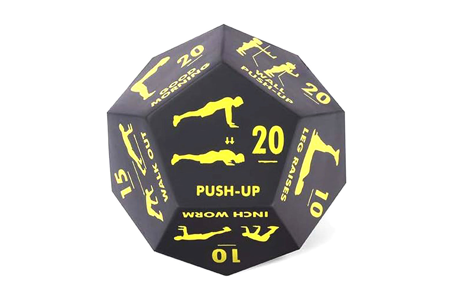 12-Sided Rounded Corner Number Dice for Fitness Games